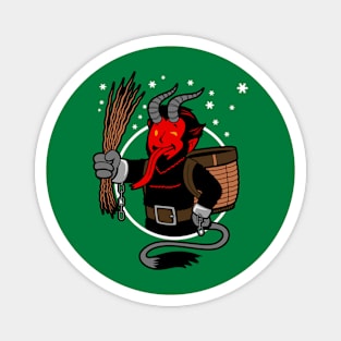 Krampus Christmas Mashup For Gamers Magnet